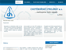 Tablet Screenshot of chss.cz